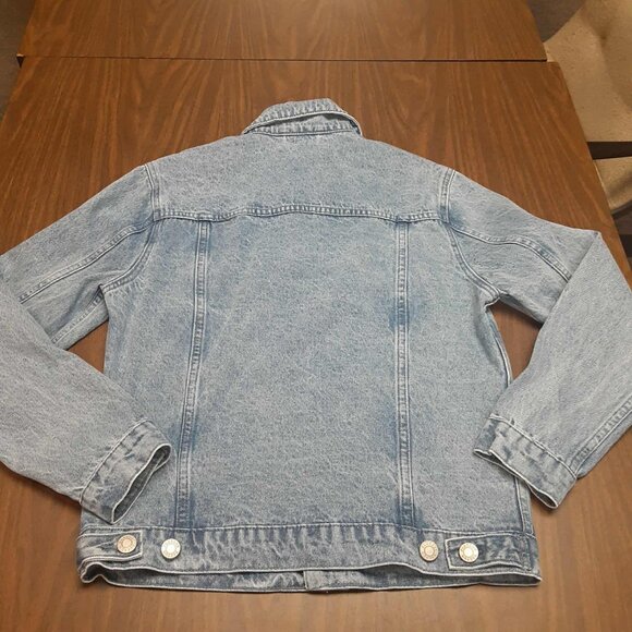 PacSun by Playboy Jacket Blue Denim Long Sleeve Button Up Men's Small Unisex - Picture 10 of 15